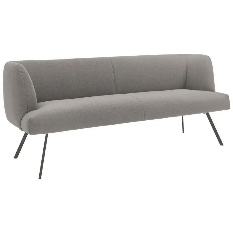 Sitzbank 230/87/64 cm in Anthrazit, Graubraun