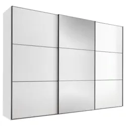 Schwebet&uuml;renschrank in Wei&szlig;