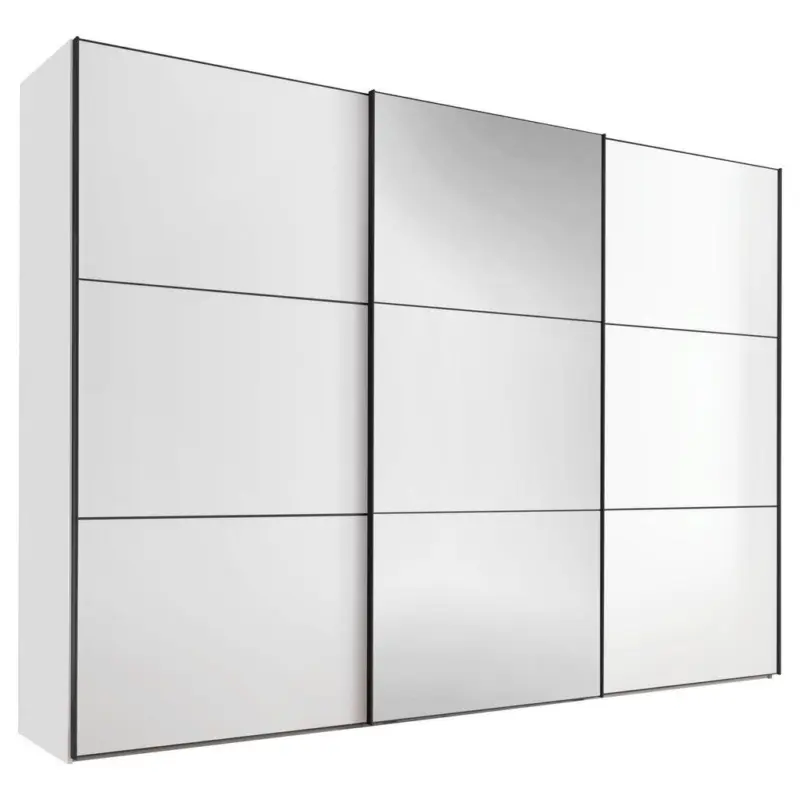 Schwebet&uuml;renschrank in Wei&szlig;