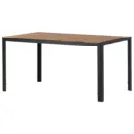 XXXLutz Lauterach - Ihr M&ouml;belhaus bei Bregenz Gartentisch Metall, Kunststoff Naturfarben, Schwarz rechteckig