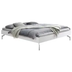 Bett 90/200 cm in Wei&szlig;