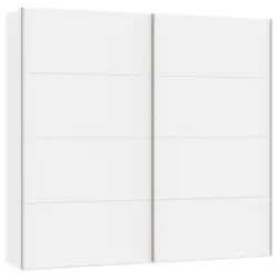 Schwebet&uuml;renschrank in Wei&szlig;