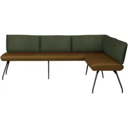 Eckbank 225/165 cm in Olivgr&uuml;n