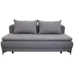Schlafsofa Moliss in Flachgewebe Grau