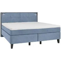 Boxspringbett 180/200 cm in Blau