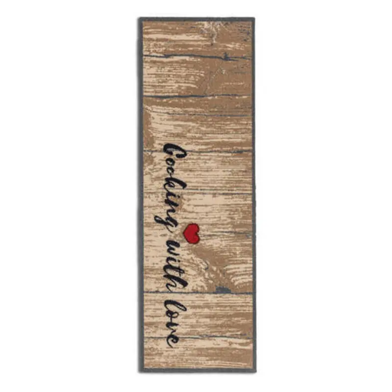 K&uuml;chenl&auml;ufer 50/150 cm Miabella Braun, Wei&szlig;, Beige