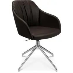 Armlehnstuhl Stoffauswahl, Typenauswahl, Sitzfl&auml;che 360&deg; drehbar Echtleder