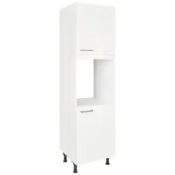 Ger&auml;teumbauschrank 60/216,6/58 cm in Wei&szlig; Hochglanz