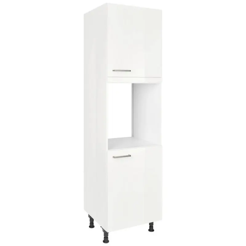 Ger&auml;teumbauschrank 60/216,6/58 cm in Wei&szlig; Hochglanz