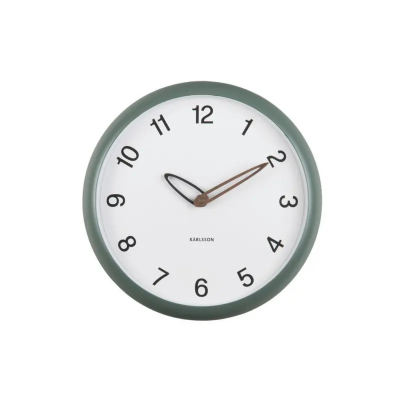 Wanduhr Gr&uuml;n