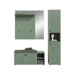 Garderobe 3-teilig in 161/192/37 cm