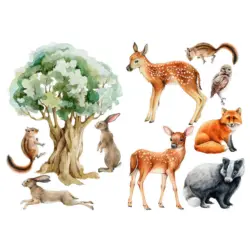 Wandtattoo 25/35/0,10 cm