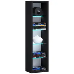 Regal 21/77/14 cm Schwarz