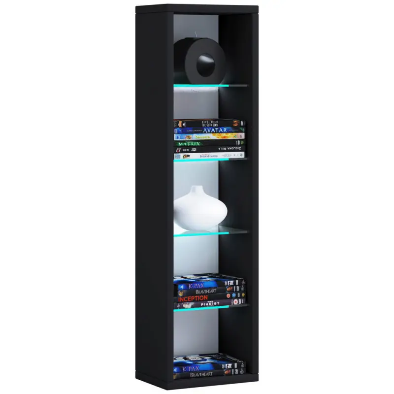 Regal 21/77/14 cm Schwarz