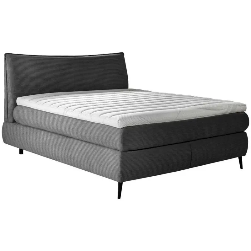 Boxspringbett 180/200 cm in Schwarz