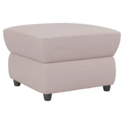 Hocker in Textil Hellgrau