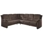 XXXLutz Lauterach - Ihr M&ouml;belhaus bei Bregenz Ecksofa in Mikrofaser Graubraun 223/275 cm