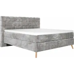 Boxspringbett 180/200 cm in Grau