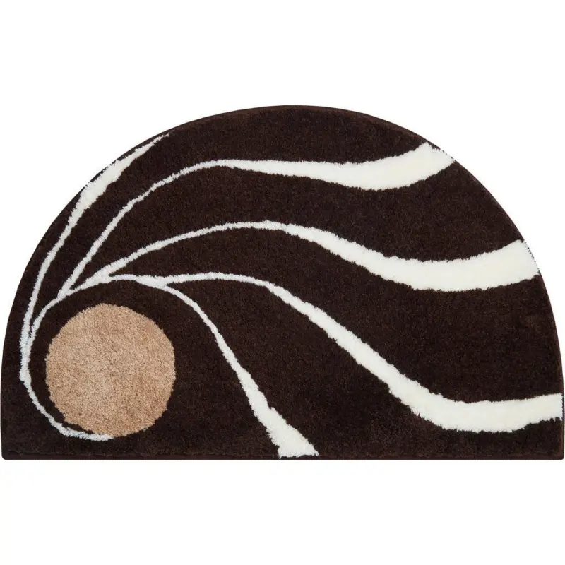 Badteppich Braun 50/80 cm