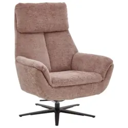 Relaxsessel in Textil Hellrosa