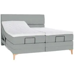 Boxspringbett 180/200 cm in Grau