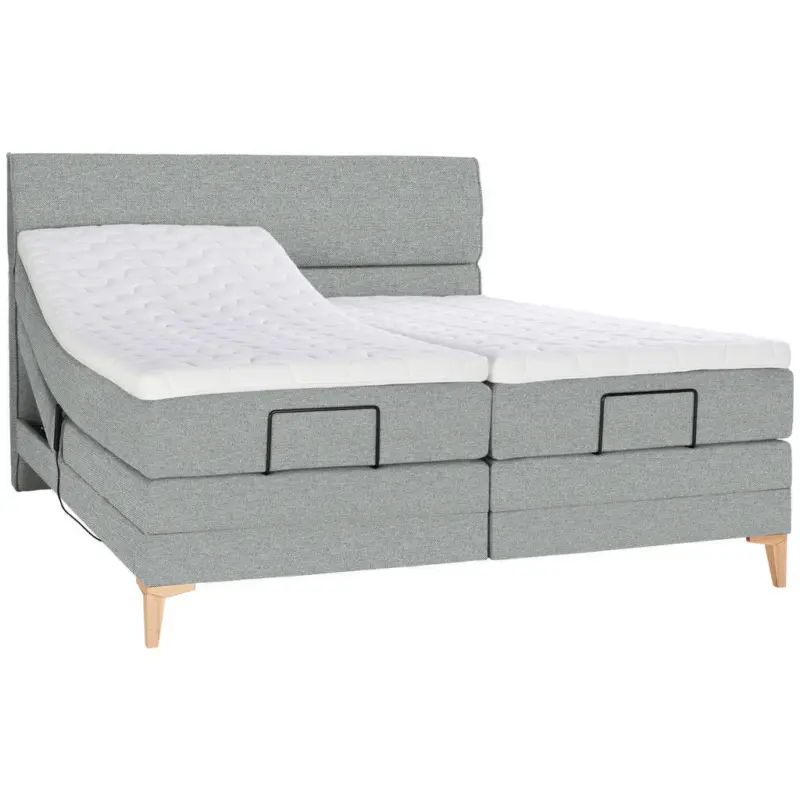 Boxspringbett 180/200 cm in Grau