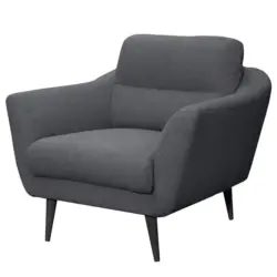 Sessel in Webstoff Anthrazit