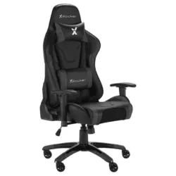 Gamingstuhl in Lederlook Schwarz