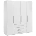XXXLutz Lauterach - Ihr M&ouml;belhaus bei Bregenz Kleiderschrank in Wei&szlig;, Wei&szlig; Hochglanz