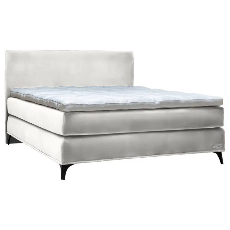 Boxspringbett 200/200 cm in Wei&szlig;
