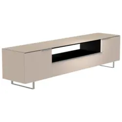 Lowboard Alufarben, Sandfarben 210/51/45 cm