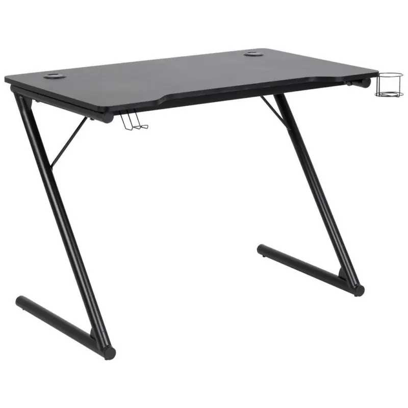 Gamingtisch 100/60/74 cm in Schwarz
