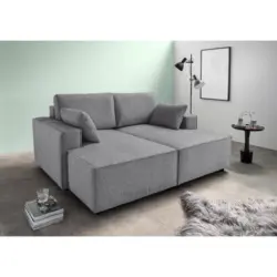 Bigsofa in Chenille Grau