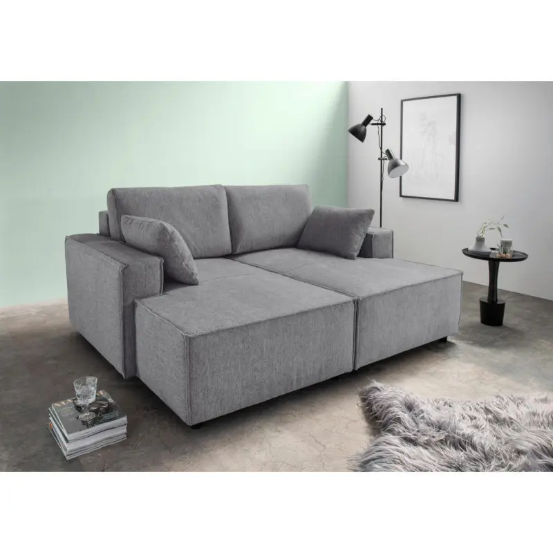 Bigsofa in Chenille Grau