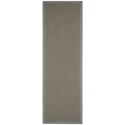 Flachwebeteppich 80/250 cm Chronos Silberfarben