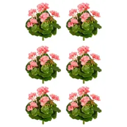 Kunstpflanze Geranie 24 cm
