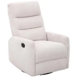 Relaxsessel in Metall, Textil Beige