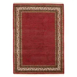 Orientteppich 120/180 cm Sultan Herati Creme, Rot