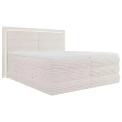 Boxspringbett 180/200 cm in Creme