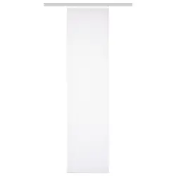 Fl&auml;chenvorhang in Wei&szlig; halbtransparent