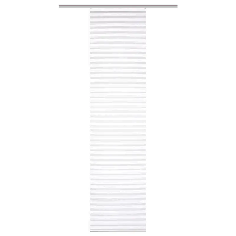 Fl&auml;chenvorhang in Wei&szlig; halbtransparent