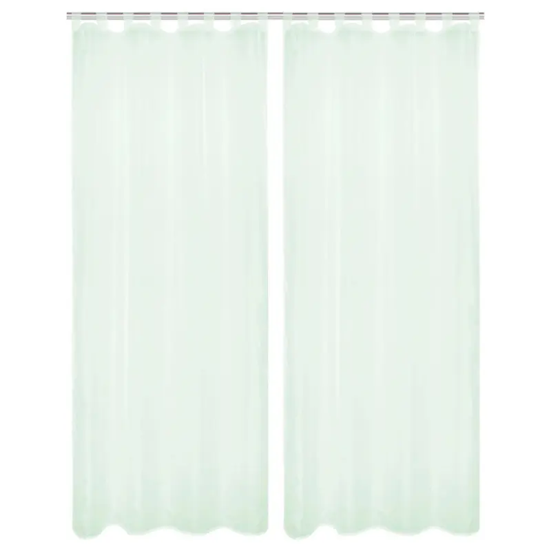 Schlaufenvorhang transparent