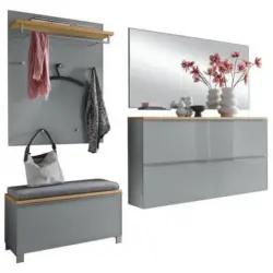 Garderobe 6-teilig in 265/195/40 cm