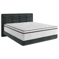 Boxspringbett 160/200 cm in Schwarz