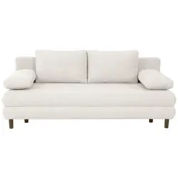 Schlafsofa Lia in Webstoff Creme