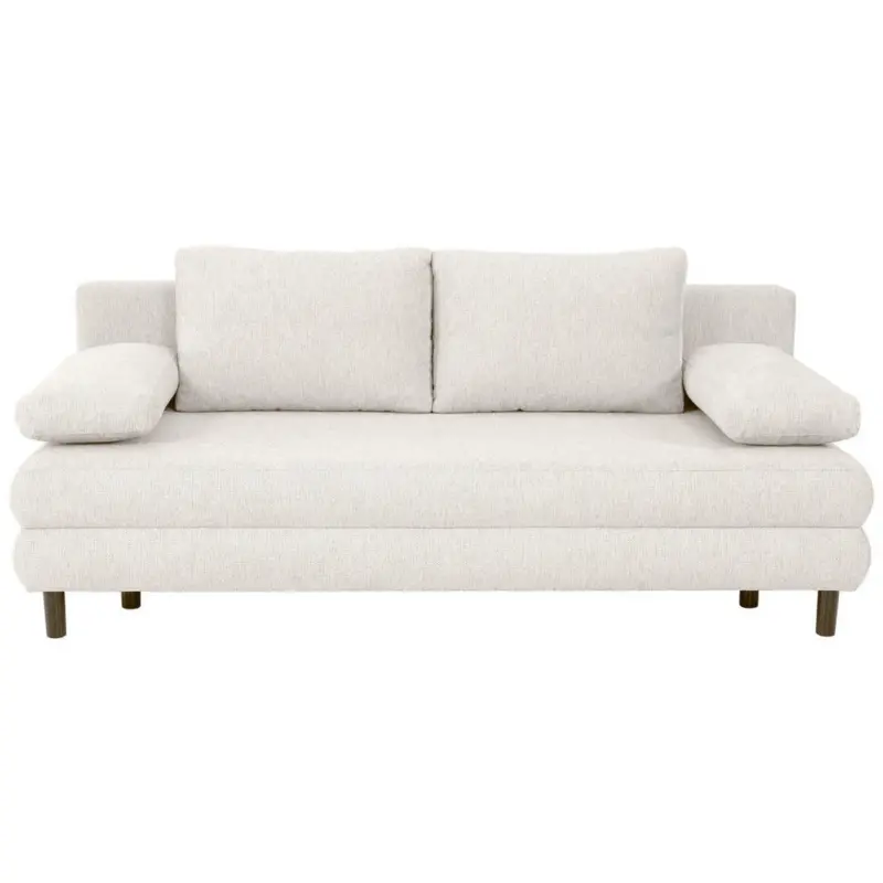 Schlafsofa Lia in Webstoff Creme