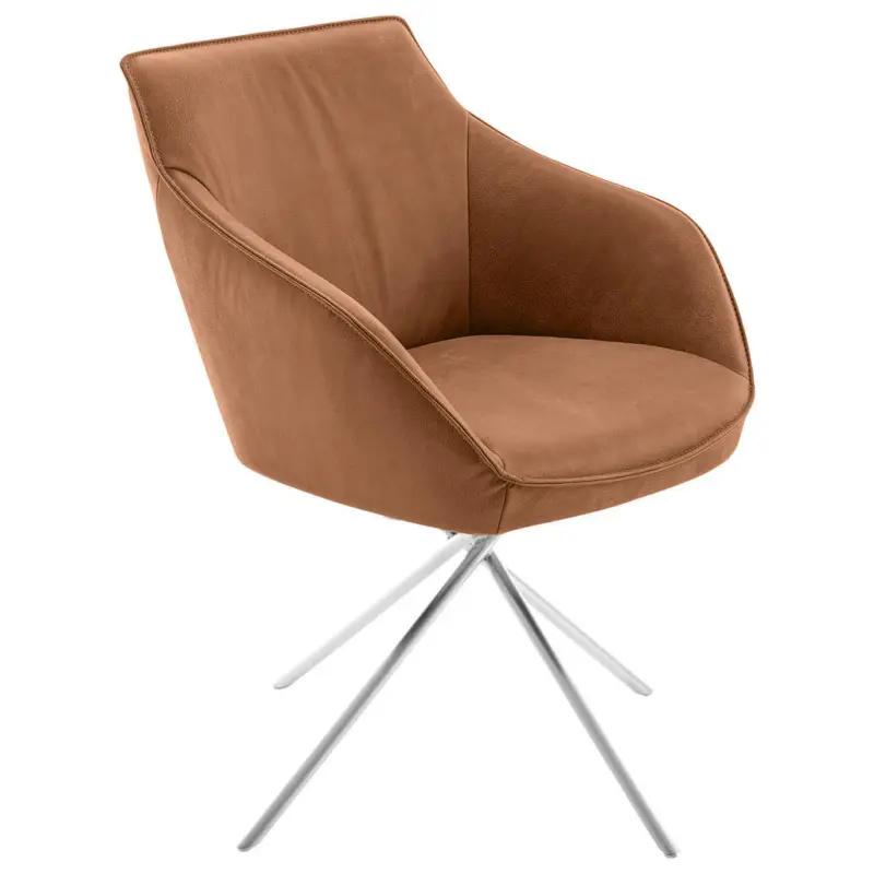 Armlehnstuhl Lederauswahl, Stoffauswahl, Typenauswahl, Gestellauswahl, automatische R&uuml;ckholfunktion, Sitzfl&auml;che 320&deg; drehbar Echtleder