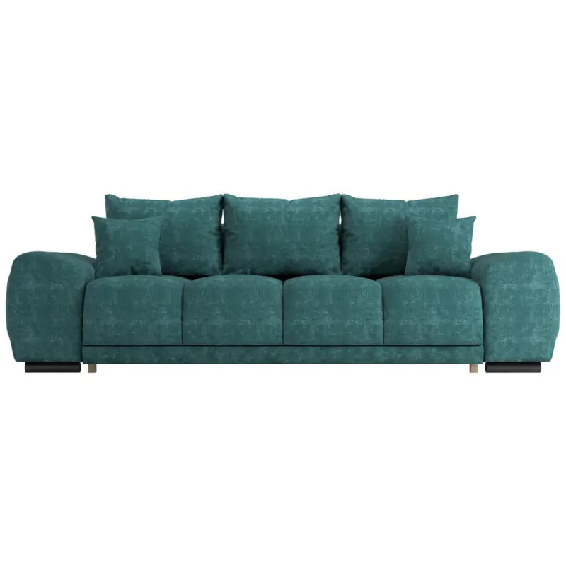 Bigsofa in Chenille Azurblau