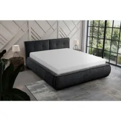 Polsterbett Lattenrost Anthrazit 180/200 cm