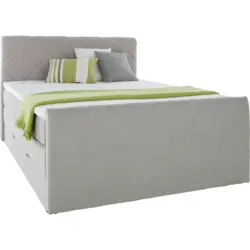 Boxspringbett 140/200 cm in Grau